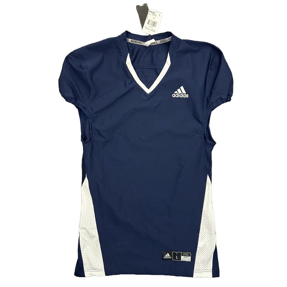 adidas Football Jersey Navy Blue White GG7400 Men’s Size L - Large - NWT $95